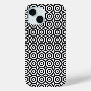 Coque Case-Mate iPhone Motif géométrique noir et blanc