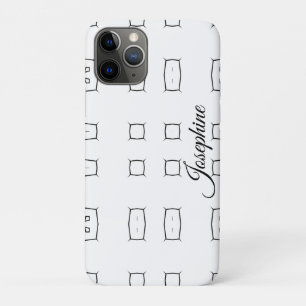 Case-Mate iPhone Case Motif géométrique noir et blanc Abstrait minimal