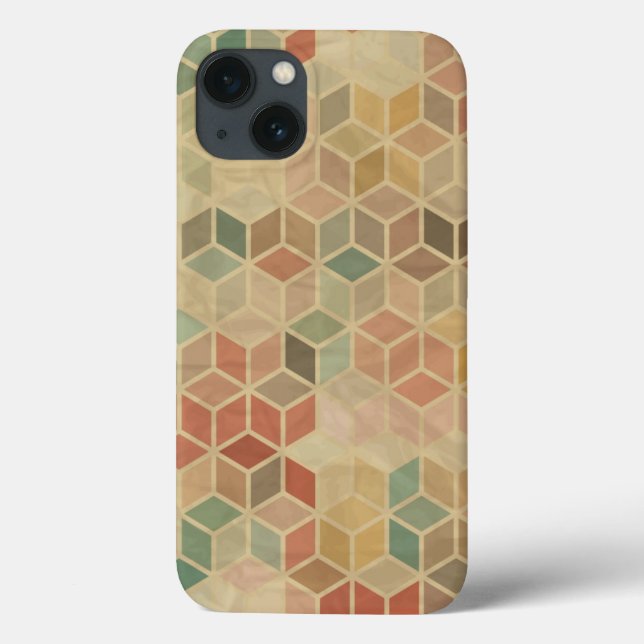 Coques Case-Mate iPhone Motif géométrique rétro 5 (Verso)