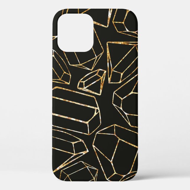 Coques Case-Mate iPhone Motif géométrique sans couture dans le style rétro (Verso)