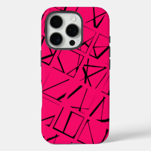 Coque iPhone 16 Pro Motif géométrique tendance