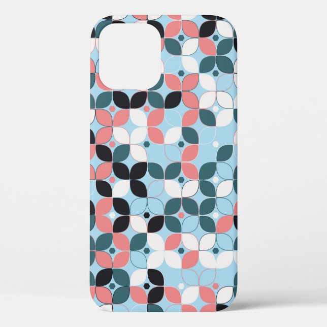 Coques Case-Mate iPhone motif géométrique transparent, géométrique, abstra (Verso)