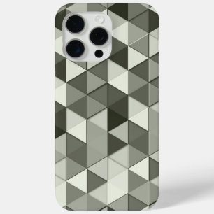 Coque Case-Mate iPhone motif géométrique triangle cool en niveaux de gris
