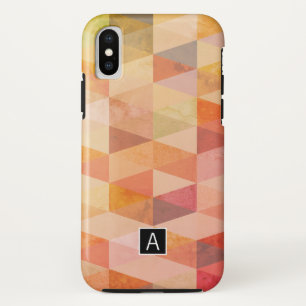 Coque Case-Mate iPhone Motif géométrique Triangle souple   Monogramme