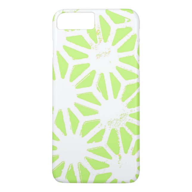 Coques Case-Mate iPhone Motif géométrique vert cime (Dos)