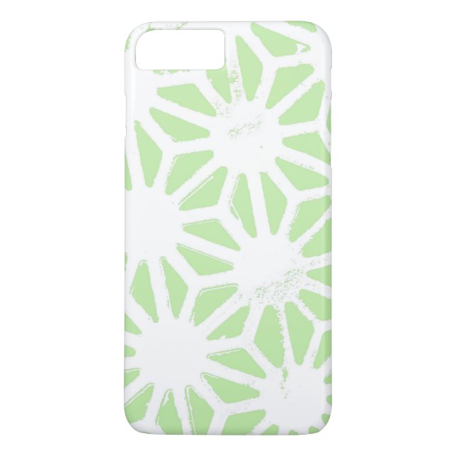 Coques Case-Mate iPhone Motif géométrique vert pomme (Dos)