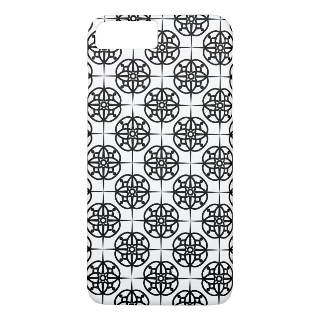 Coques Case-Mate iPhone Motif géométrique Vibe rétro classique (Dos)