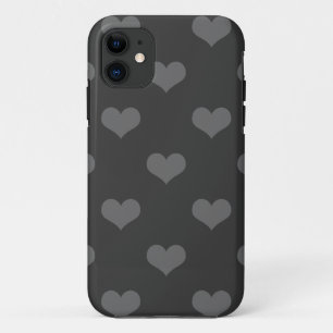 Case-Mate iPhone Case motif girly de goth d'emo gris de coeurs de la