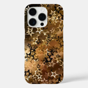 Coque iPhone 16 Pro Motif Gold Stars
