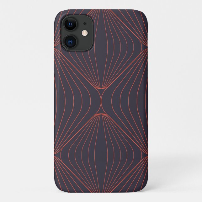Coques Case-Mate iPhone Motif graphique simple et élégant inspiré de Noël (Dos)