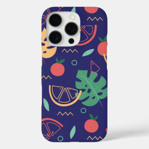 Coque iPhone 16 Pro Motif graphique tropical d'été