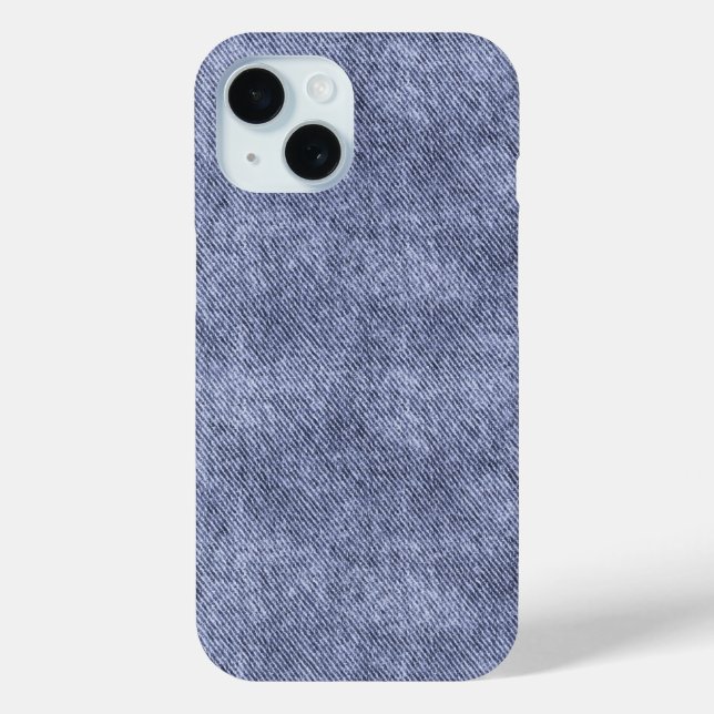 Coques Case-Mate iPhone Motif Grayish Blue Denim (Verso)
