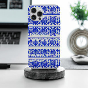 Coque Case-Mate iPhone Motif grec méditerranéen bleu