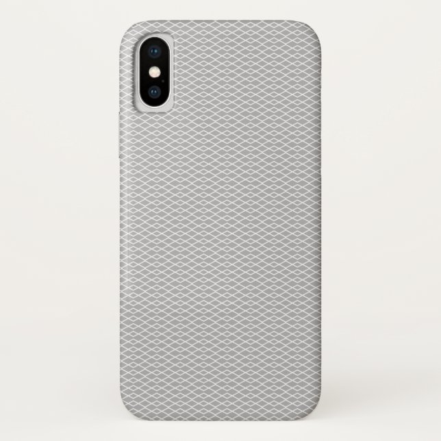 Coques Case-Mate iPhone Motif Grey Chevron (Dos)