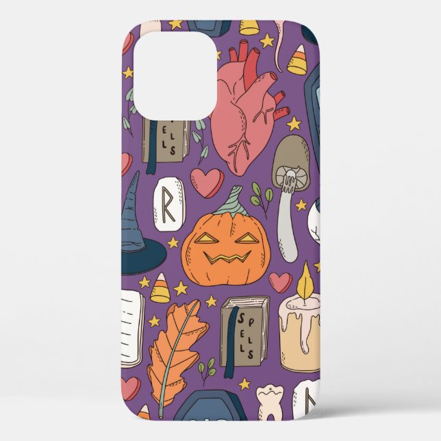 Coques Case-Mate iPhone Motif Halloween mignon et spoke sans couture avec  (Verso)