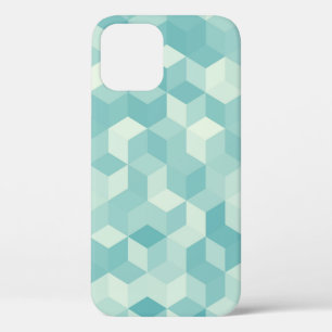 Case-Mate iPhone Case Motif Hexagonal bleu clair transparent