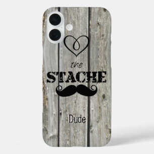 Coques iPhone 16 Plus Motif Hipster Moustache M.