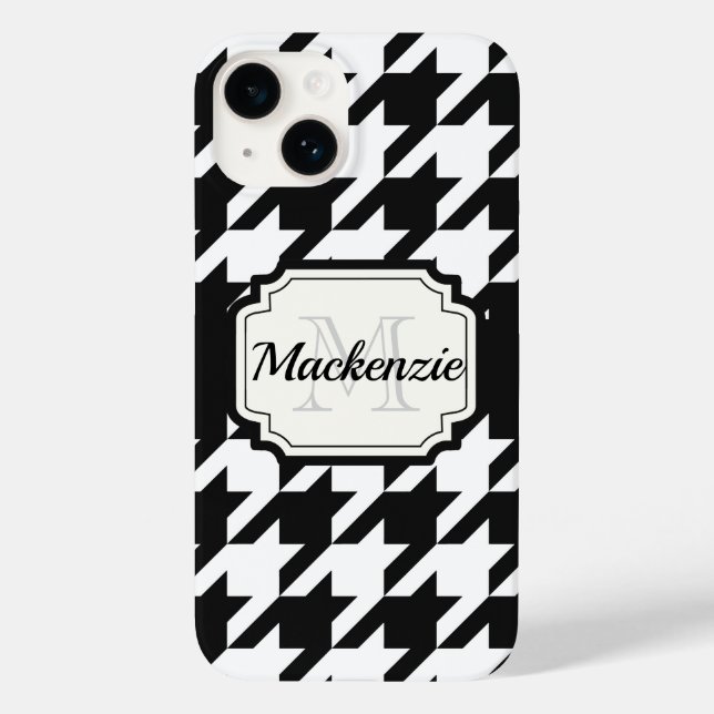 Coques Case-Mate iPhone Motif Houndstooth (Verso)