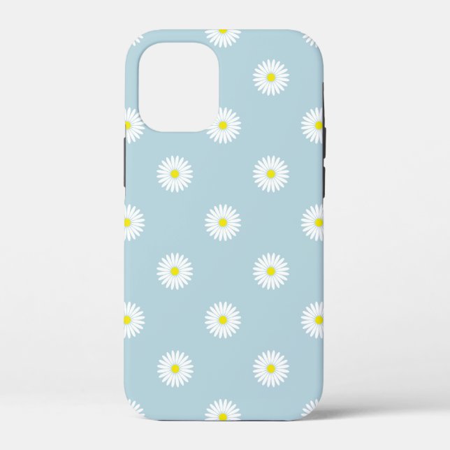 Coques Case-Mate iPhone Motif illustratif sur bleu pâle (Verso)