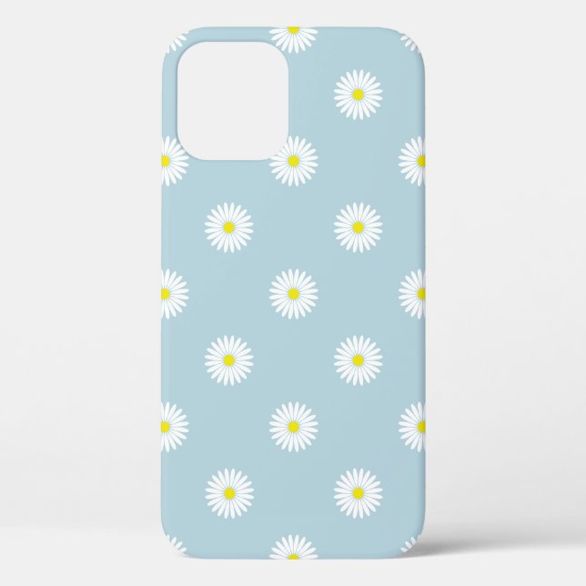 Coques Case-Mate iPhone Motif illustratif sur bleu pâle (Verso)