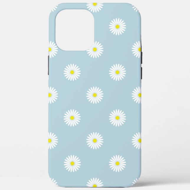 Coques Case-Mate iPhone Motif illustratif sur bleu pâle (Verso)