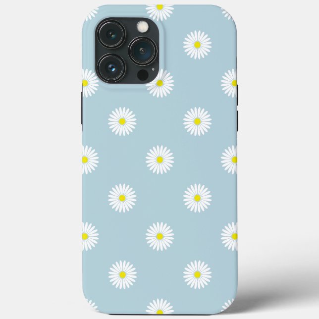 Coques Case-Mate iPhone Motif illustratif sur bleu pâle (Verso)
