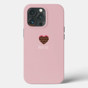 Case-Mate iPhone Case Motif imprimé animal rose cœur simple
