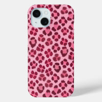 Motif imprimé léopard rose