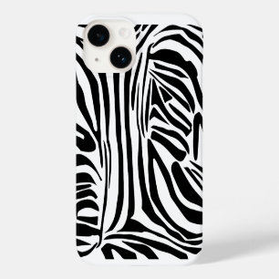 Coque Case-Mate iPhone Motif Imprimé Zèbre Noir et Blanc Audacieux