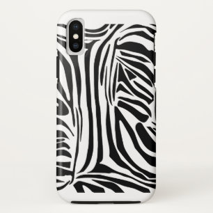 Case-Mate iPhone Case Motif imprimé zèbre noir et blanc gras