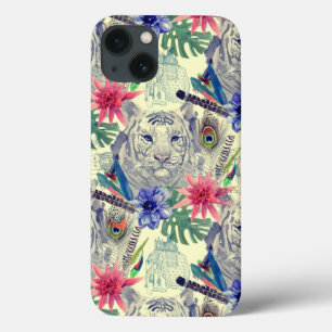 Etui iPhone Case-Mate Motif indien vintage de tigre de style