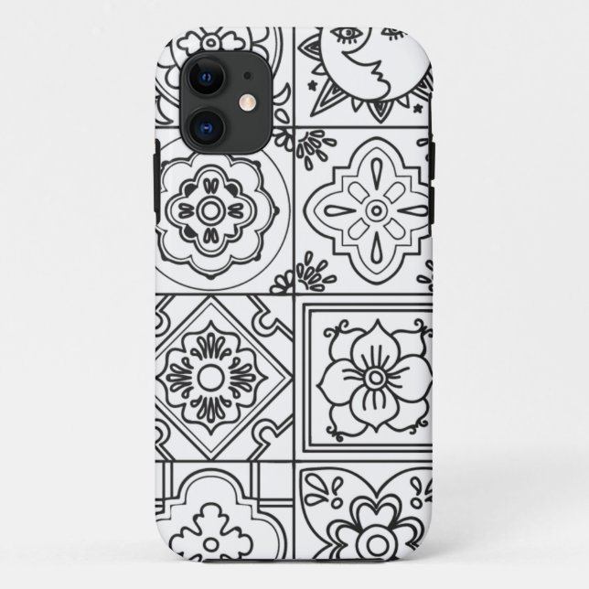 Coques Case-Mate iPhone Motif inspiré de Talavera (Dos)