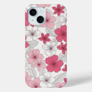 Coque Case-Mate iPhone Motif japonais rose Sakura cerisier fleur
