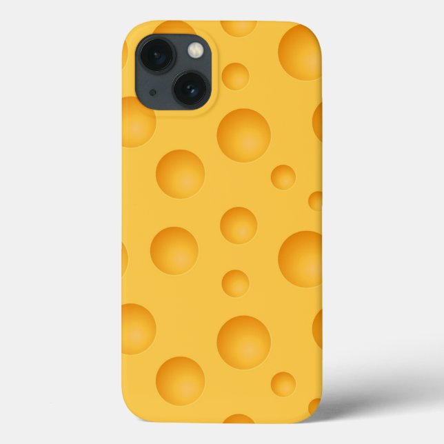 Coques Case-Mate iPhone Motif jaune de fromage (Verso)