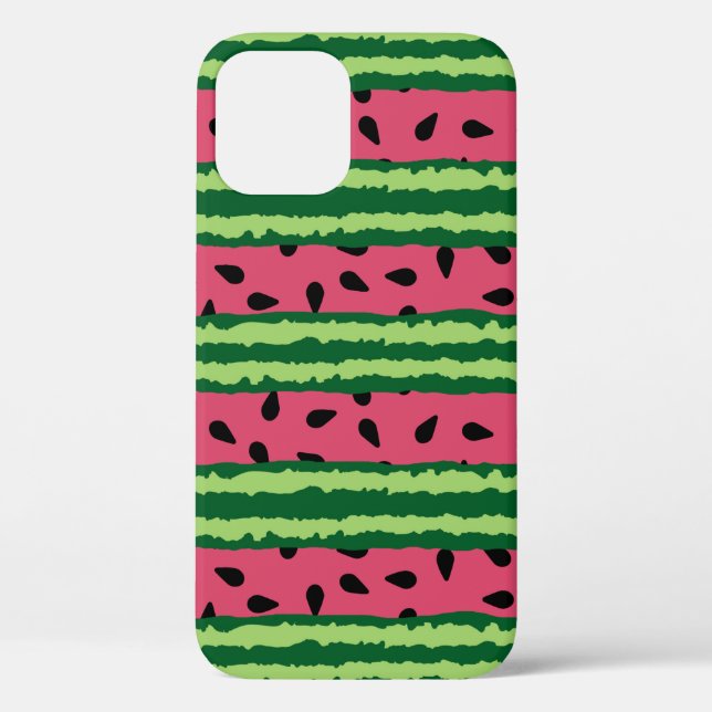 Coques Case-Mate iPhone Motif joli pastèque rose et vert (Verso)