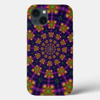 Case-Mate iPhone Case Motif kaléidoscope royal pourpre et or