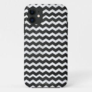 Coque iPhone 11 Motif Kohl Black Chevron