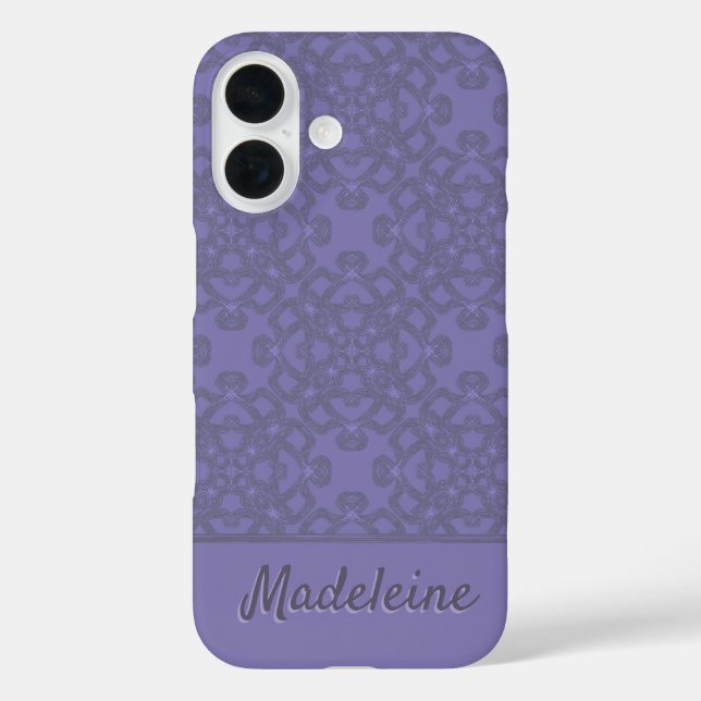Coques Case-Mate iPhone Motif lavande personnalisé (Verso)