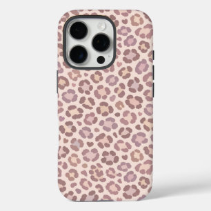 Coque iPhone 16 Pro Motif Léopard Féminin