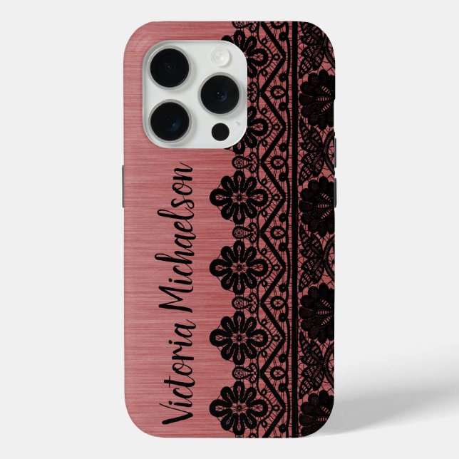 Coques Case-Mate iPhone Motif léopard rose (Verso)