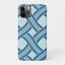 Motif Lignes Bleues