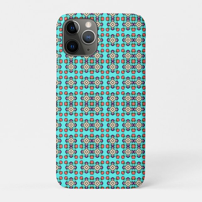 Coques Case-Mate iPhone Motif mandala floral sans couture (Dos)