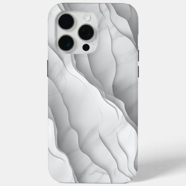 Coques Case-Mate iPhone 🌊 Motif Marbré Épuré et Moderne 🌊 (Verso)