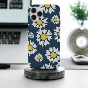 Coque Case-Mate iPhone Motif marguerrier, motif floral, marguerites blanc