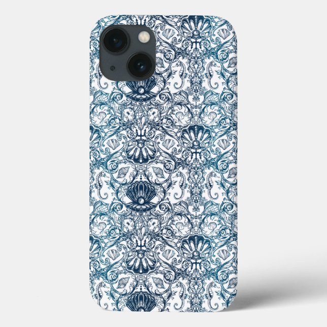 Coques Case-Mate iPhone Motif maritime vintage (Verso)
