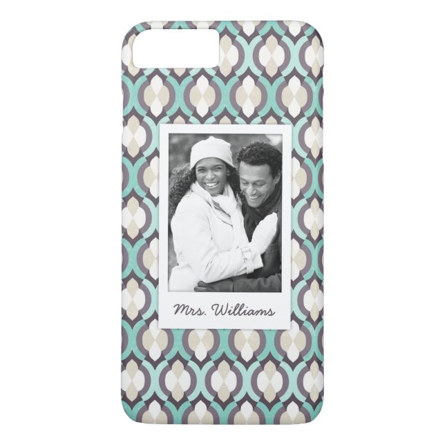 Coques Case-Mate iPhone Motif marocain fait sur commande de photo et de (Dos)