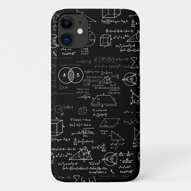 Coques Case-Mate iPhone motif mathématique dessin de l'école de sciences g (Dos)