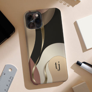 Case-Mate iPhone Case Motif métallique Abstrait avec Monogramme