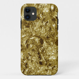 Coque Case-Mate iPhone motif métallique design - or