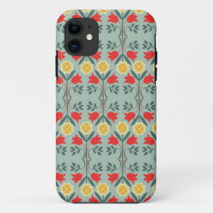 Coque Case-Mate iPhone Motif mignon chic rustique floral de fairisle